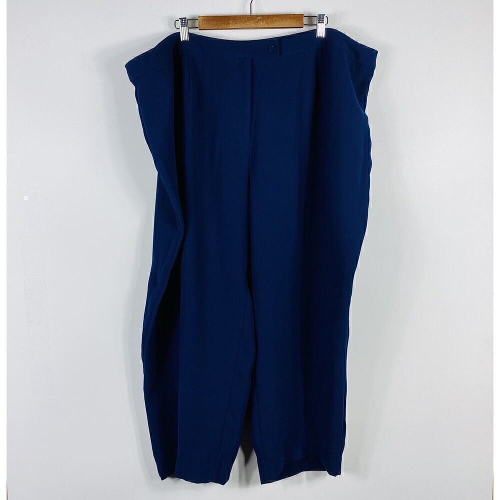 Vintage Bob Mackie Studio Plus Size 30 Pants Navy Blue